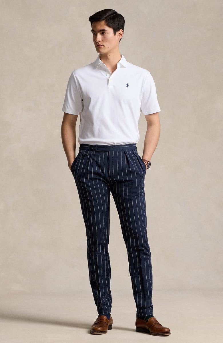 Polo Ralph Lauren Classic Fit Solid White Cotton Polo, Alternate, color, 