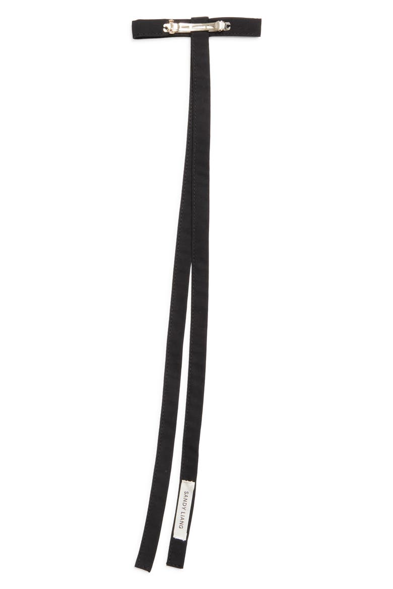 Recital Bows Hair Clip, Alternate, color, BLACK