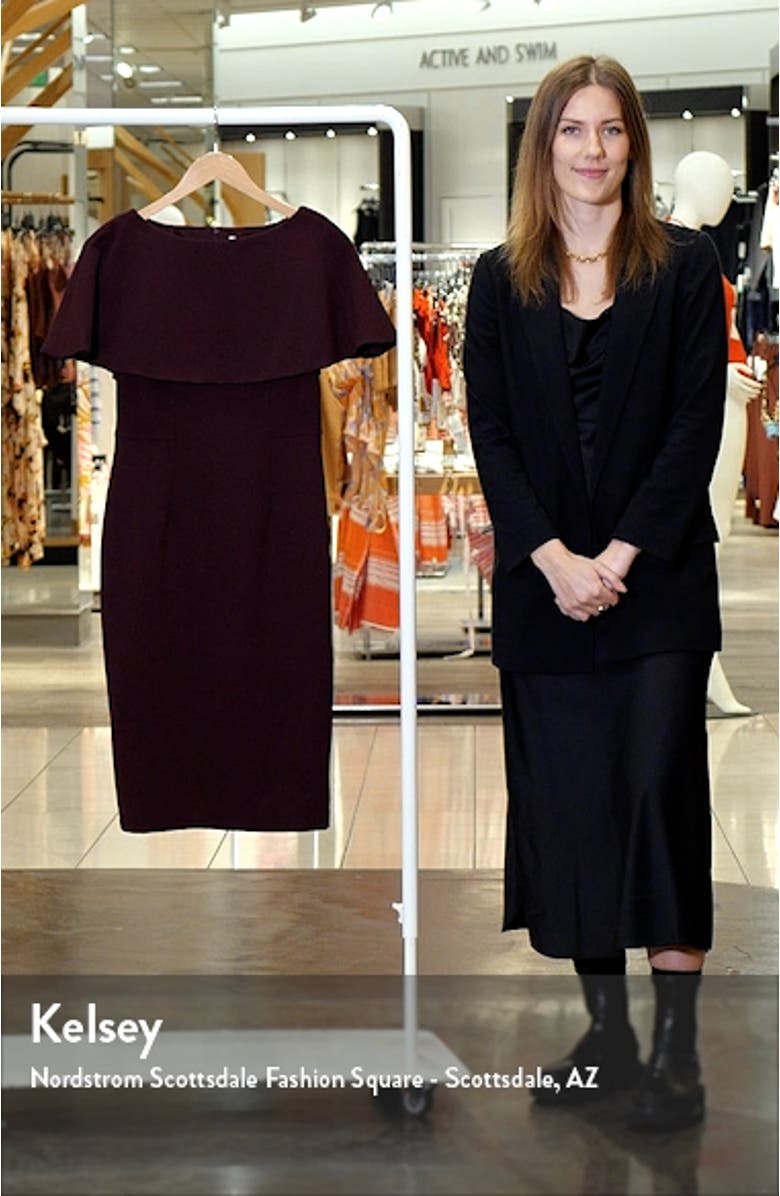 Capelet Sheath Dress, sales video thumbnail