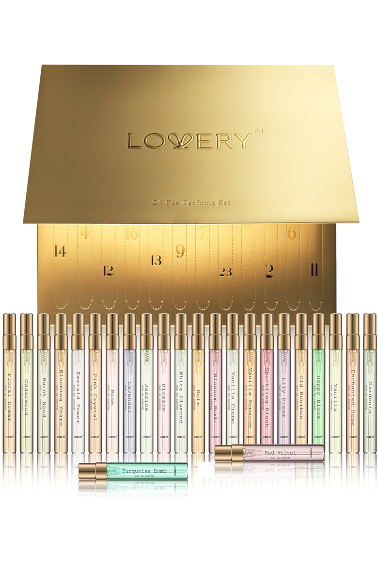Lovery 24-Pc. Limited Edition Luxury Eau de Parfum Gift Set, Main, color, 