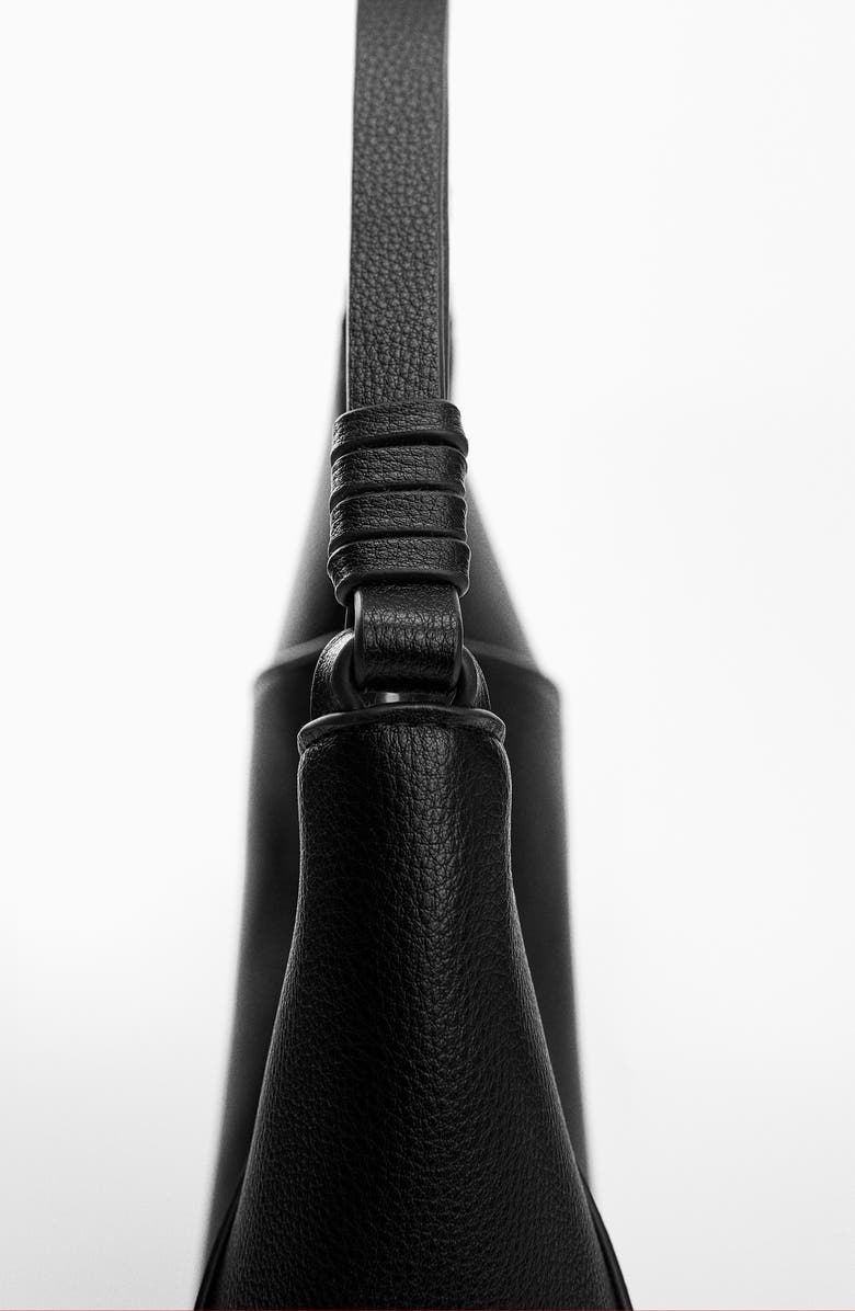 MANGO Faux Leather Shoulder Bag, Alternate, color,