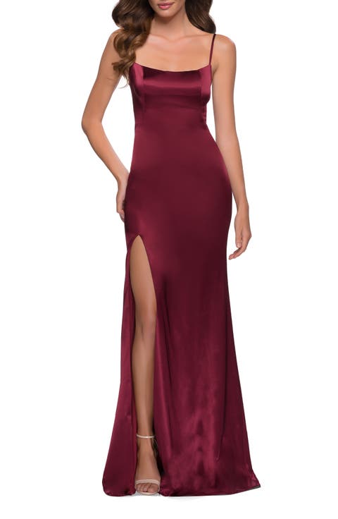 新品✨Herlipto Embellished Satin Long Dress Embellished Satin Long Dress/Her lip to（A.W.A.K.E. Mode Lip