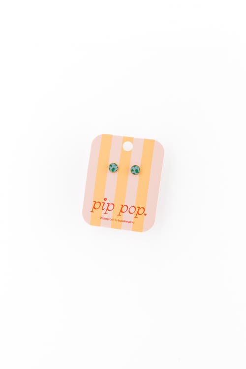 Pip Pop Earth Stud Earrings In Gold