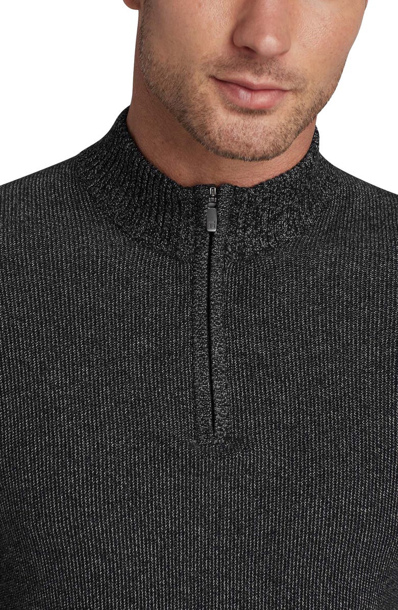 Tommy John Quarter Zip Cotton Blend Sweater, Alternate, color, 