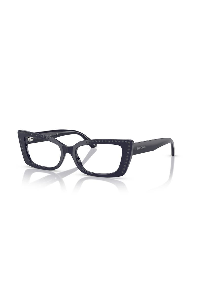 53mm Cat Eye optical glasses, Main, color, Blue
