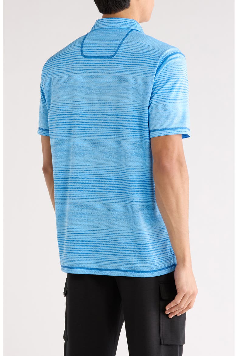 Sea Island Stripe IslandZone® Performance Polo, Alternate, color, VICTORIA BLUE