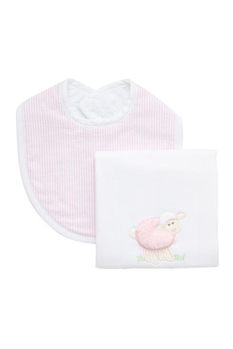 Playful Pals Basic Bib & Burp Boxed Set