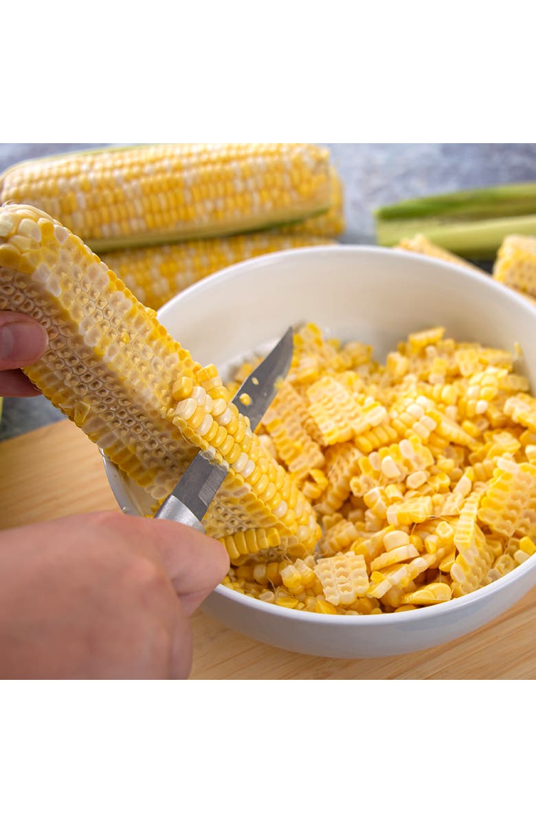 Rada 3 Piece Knife Set ProPak with Tomato Slicer, Vegetable Peeler, and Utility Knife, Alternate, color, Silver