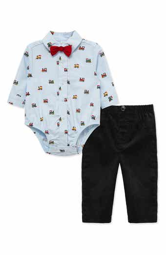 Kids' Holiday Bow Tie Pants Set