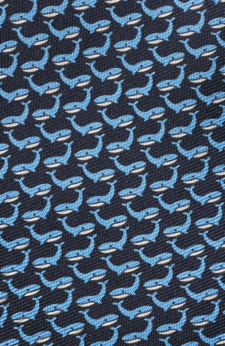 ZEGNA TIES Quadri Silk Whale Tie, Alternate, color, 