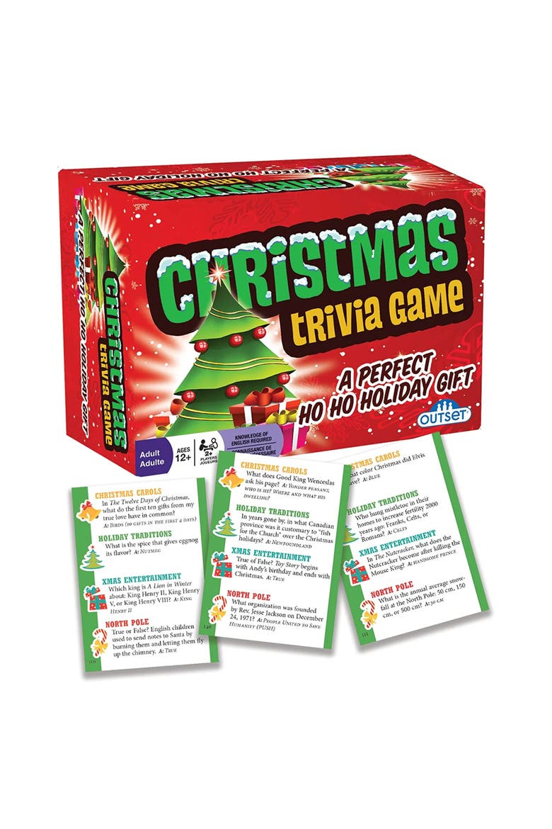 Christmas Trivia Game, Alternate, color, Multicolored
