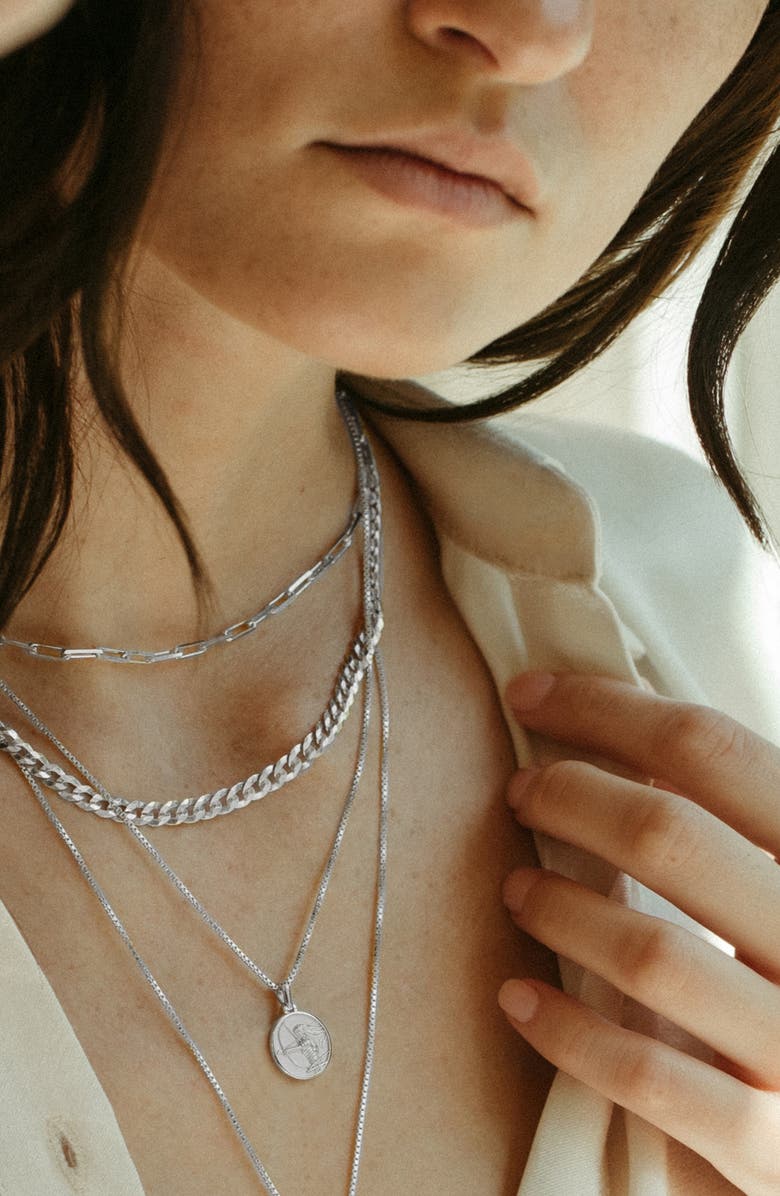 Awe Inspired Mini Mulan Coin Pendant Necklace, Alternate, color, 