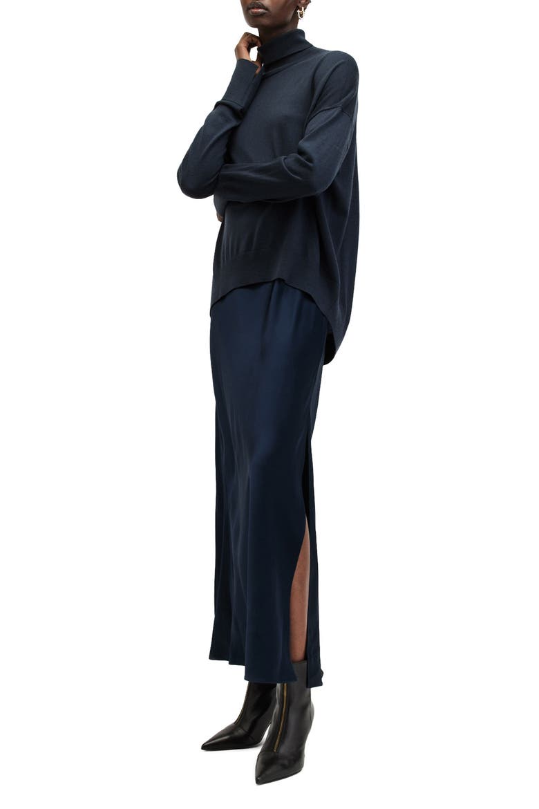 Merino Wool Sweater & Slipdress Set, Main, color, MIDNIGHT BLUE