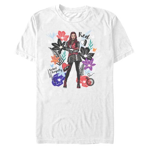 Men's Descendants Wicked Wonderland Rebel Royalty Portrait  Graphic T-Shirt