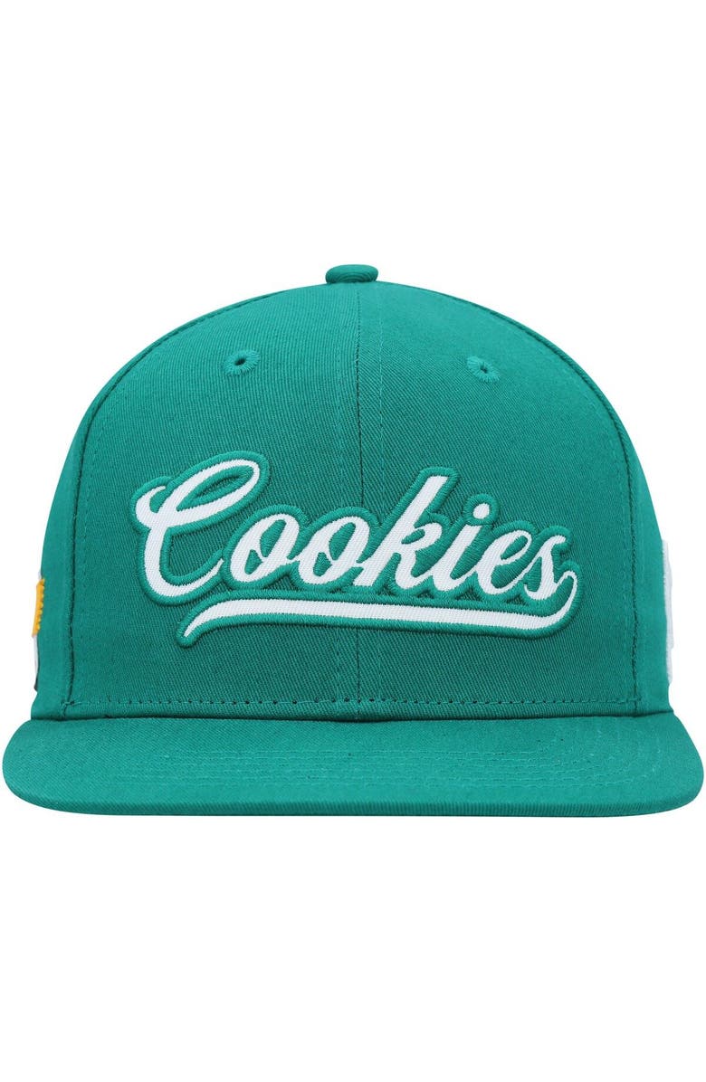 Cookies Men's Cookies Green Pack Talk Snapback Hat, Alternate, color, 