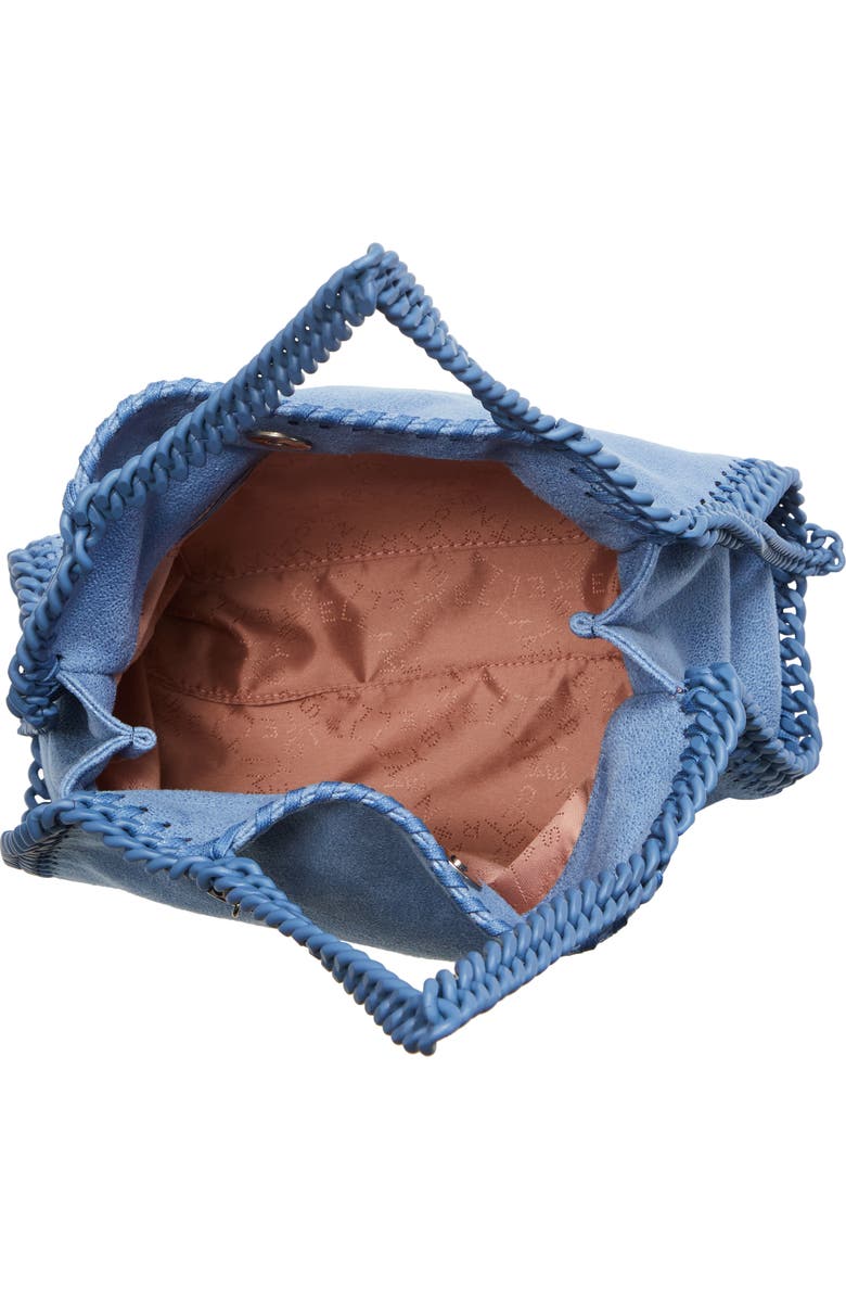 Stella McCartney Mini Falabella Shaggy Deer Faux Leather Tote, Alternate, color,