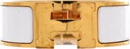 Pre-Owned Hermes Clic H Bracelet Enamel Wide
