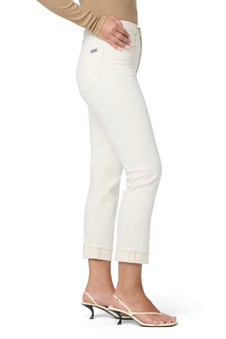 The OG High Waist Ankle Slim Straight Leg Jeans, Alternate, color, ECRU