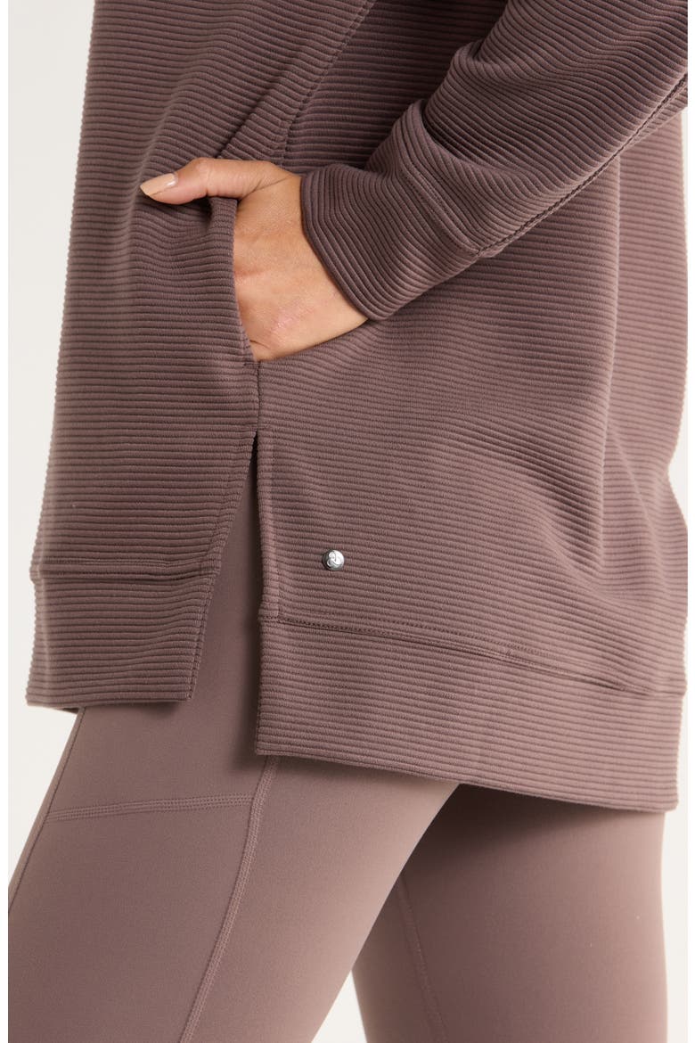 Kick Back Ottoman Knit Sweatshirt, Alternate, color, GREY PLUM