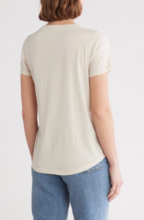 Shop Madewell Vintage Crewneck Cotton T-shirt In Dove