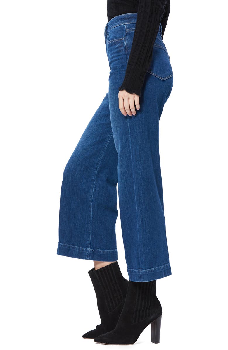 PAIGE Anessa High Waist Crop Wide Leg Jeans, Alternate, color,