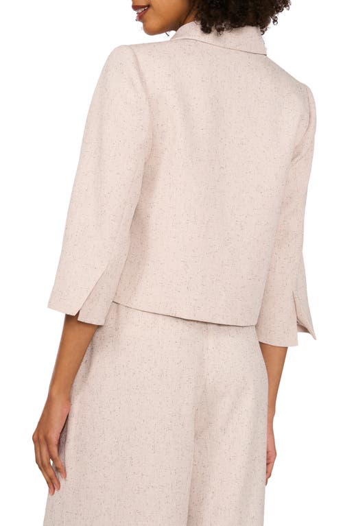 Shop Vince Camuto Tweed Crop Jacket In New Ivory