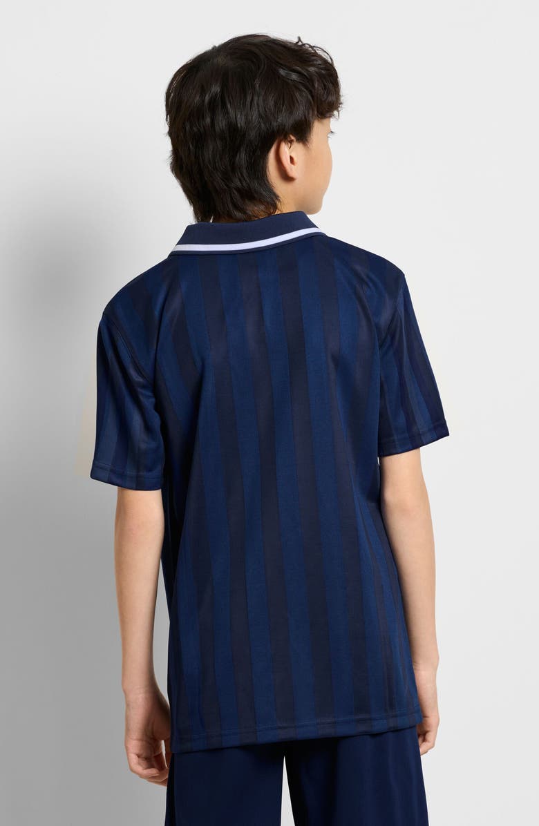 PUMA Kids' Showtime Polo, Alternate, color, Blue/ Black