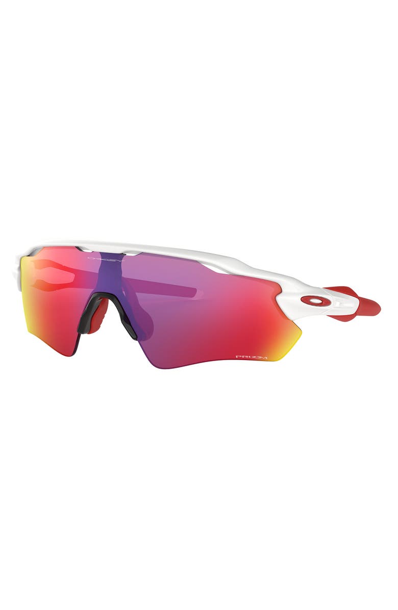 Oakley Radar<sup>®</sup> EV Path<sup>®</sup> 38mm Prizm<sup>™</sup> Wrap Shield Sunglasses, Alternate, color, White