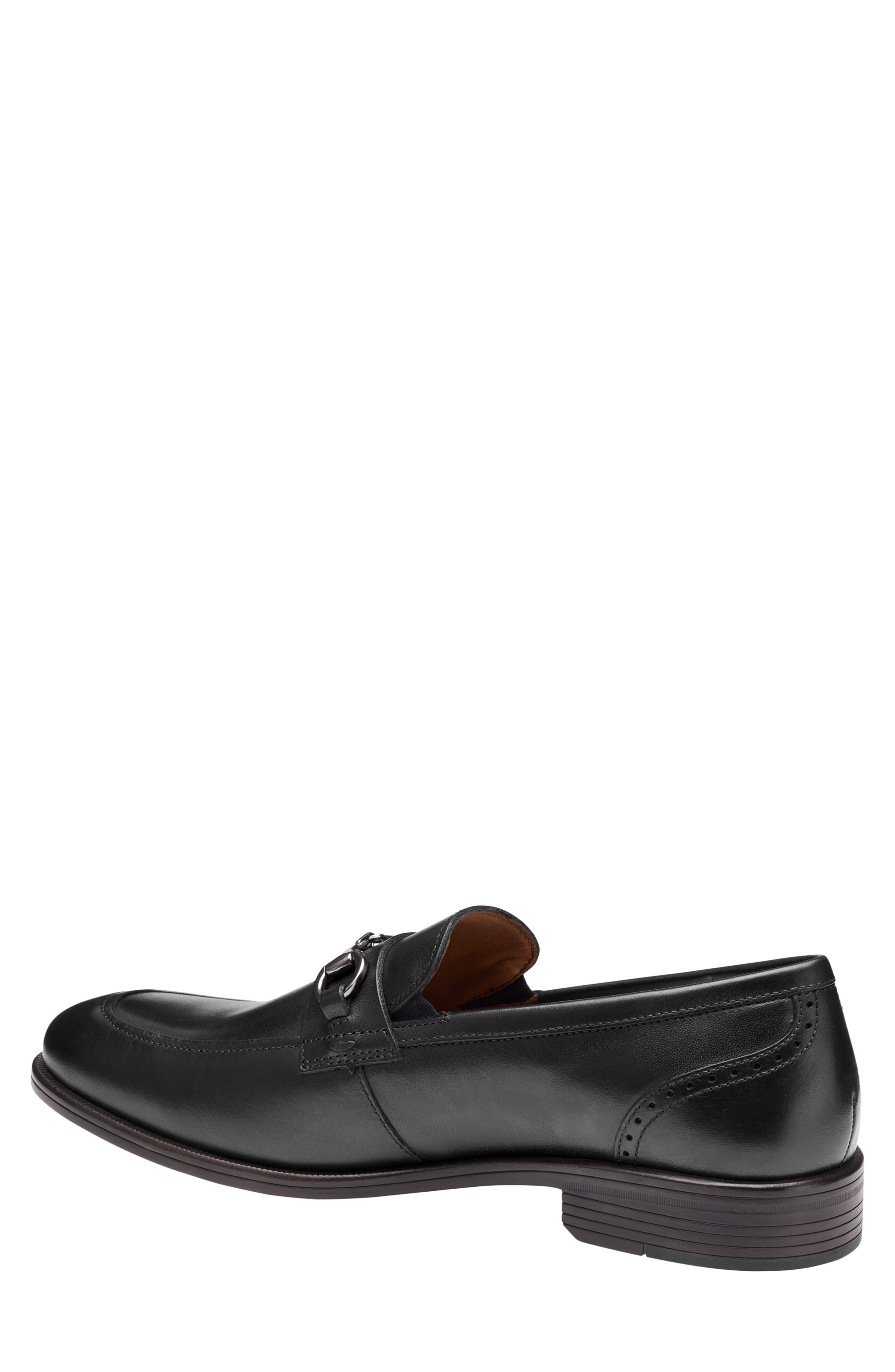 Johnston & Murphy Reeve Bit Loafer, Alternate, color, Black Full Grain