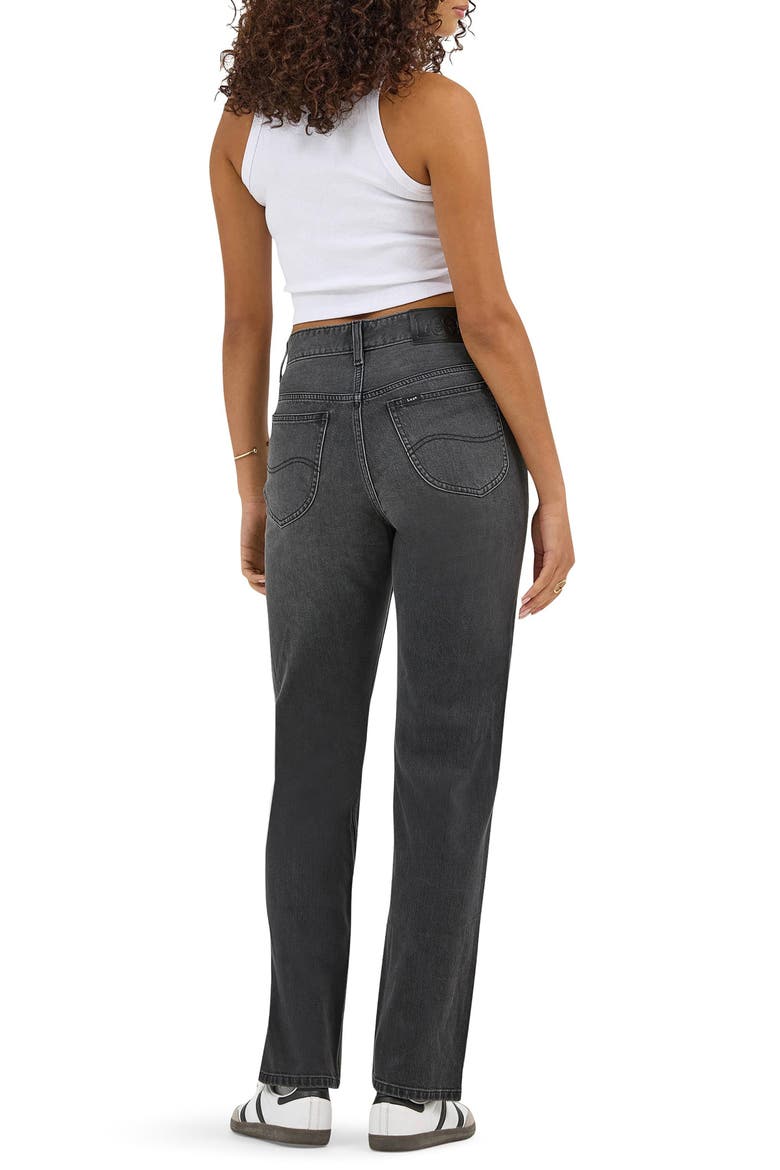 Rider High Waist Straight Leg Jeans, Alternate, color, NIGHT RAYS