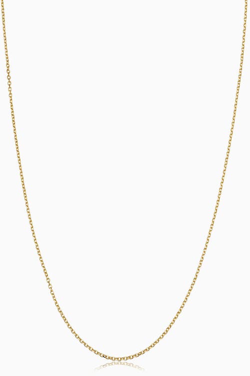Oradina 14k Gold Catamaran Cable Chain In Yellow Gold