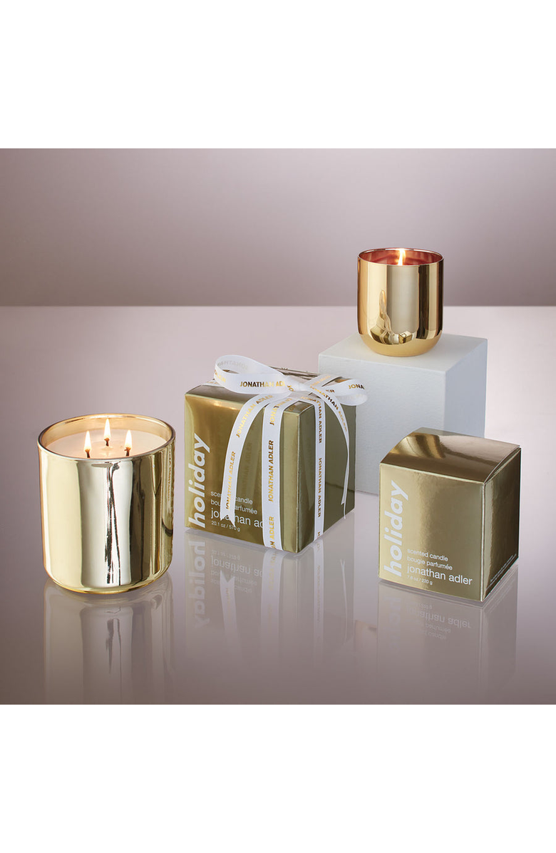 Jonathan Adler Pop Three-Wick Holiday Candle, Alternate, color, 