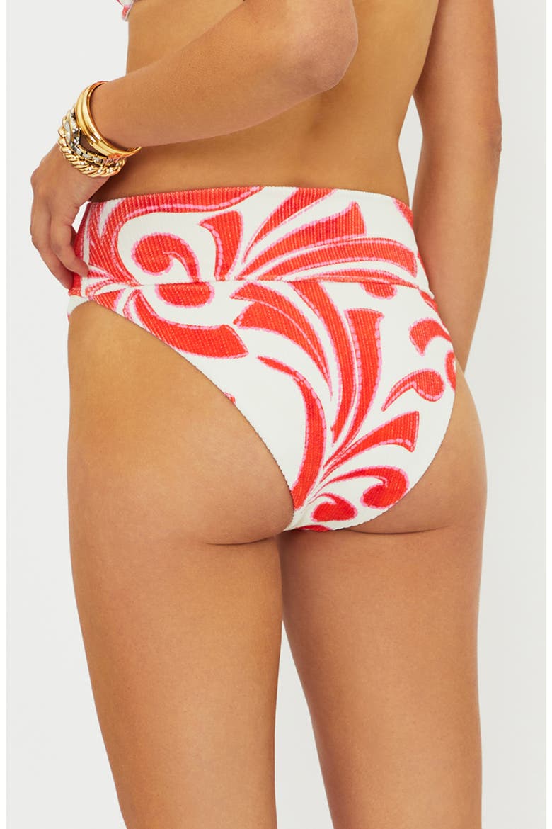 Highway High Waist Bikini Bottoms, Alternate, color, SUNSHINE DUNES
