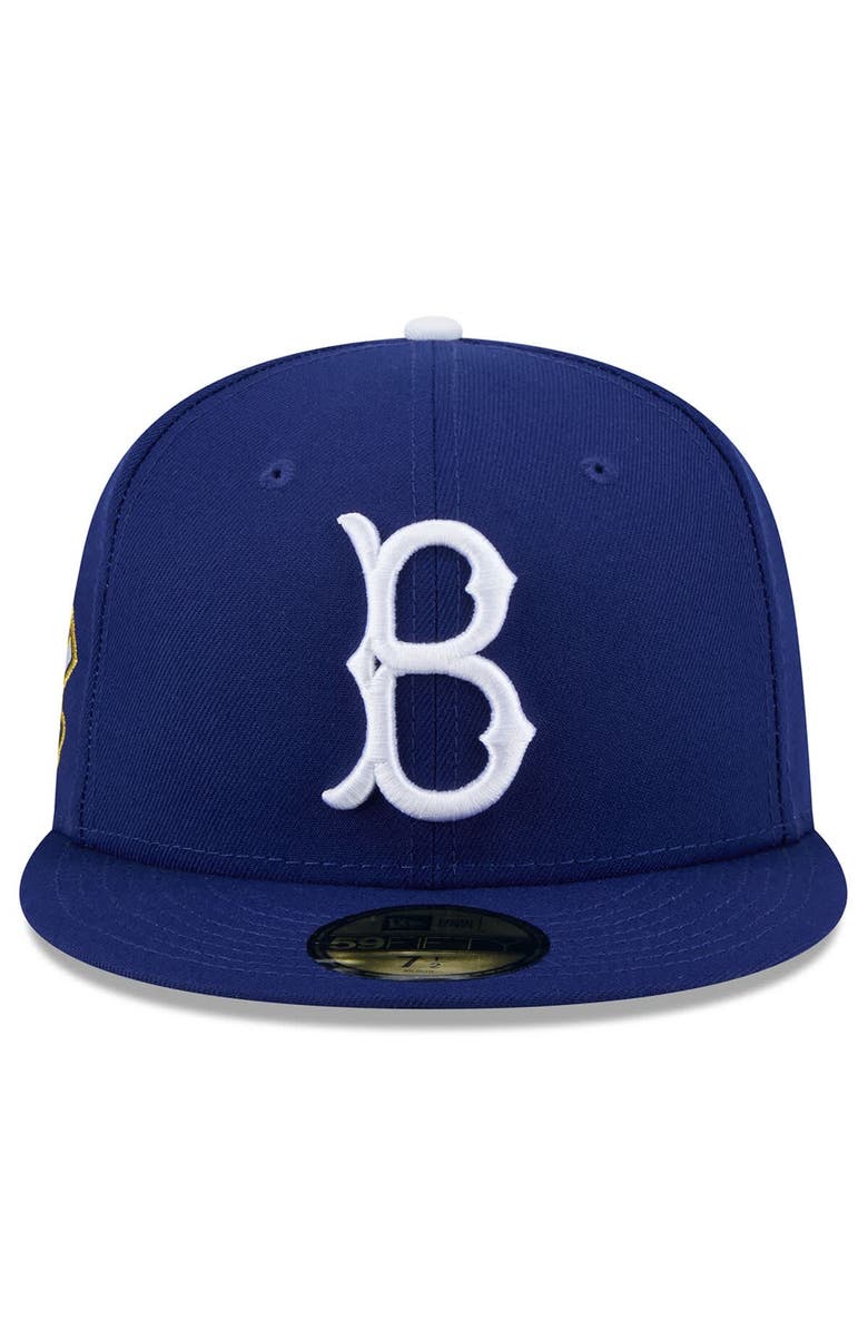 New Era Men's New Era  Royal Brooklyn Dodgers 2025 Jackie Robinson Day 59FIFTY Fitted Hat, Alternate, color, 