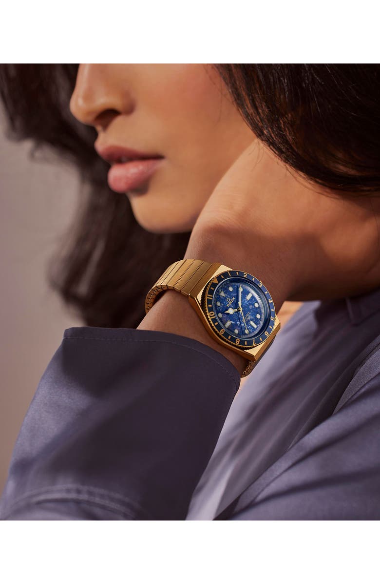 Timex<sup>®</sup> Q Timex Bracelet Watch, 36mm, Alternate, color, Gold-Tone