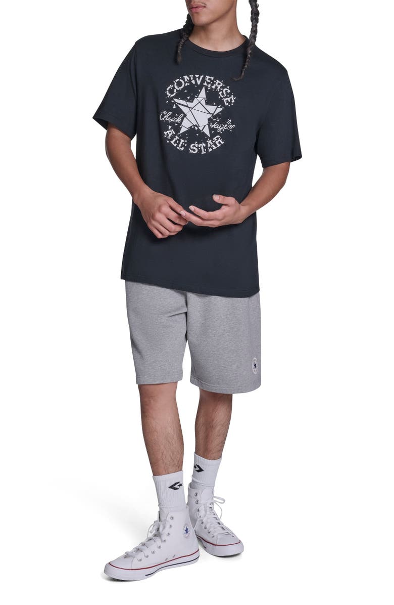 Converse Broken Glass T-Shirt, Alternate, color, Converse Black