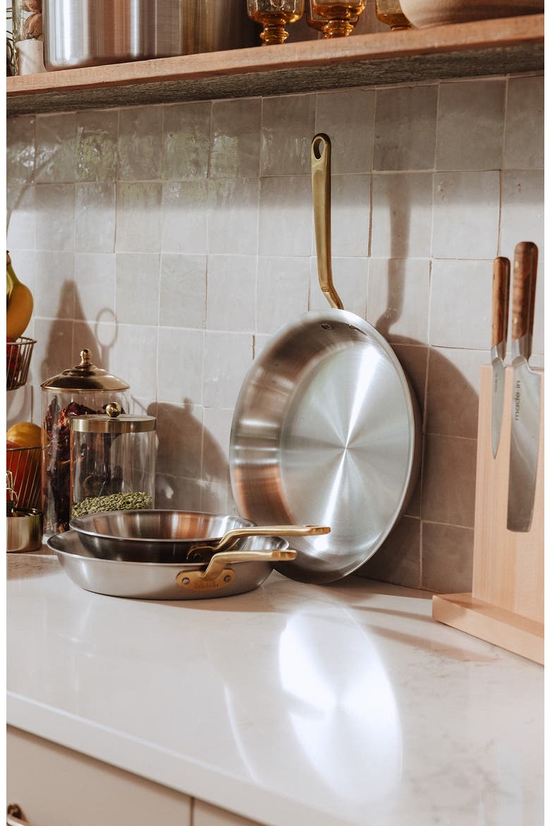 Stainless Clad 12-Inch Fry Pan, Alternate, color, STAINLESS