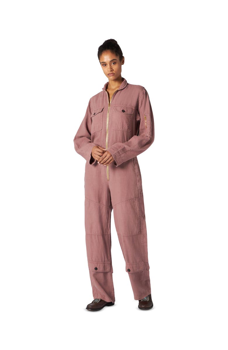 Fortela Linen Coverall, Alternate, color, Purple