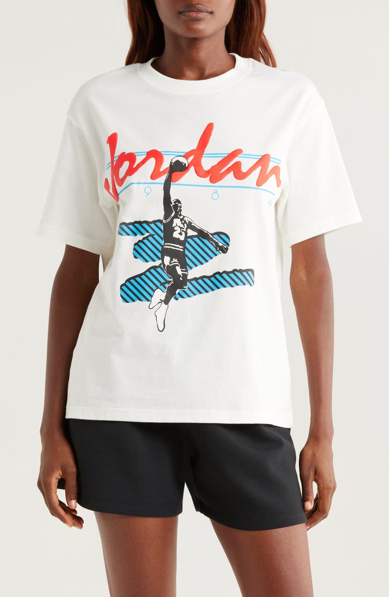 Jordan GFX MVP Graphic T-Shirt, Main, color, Sail