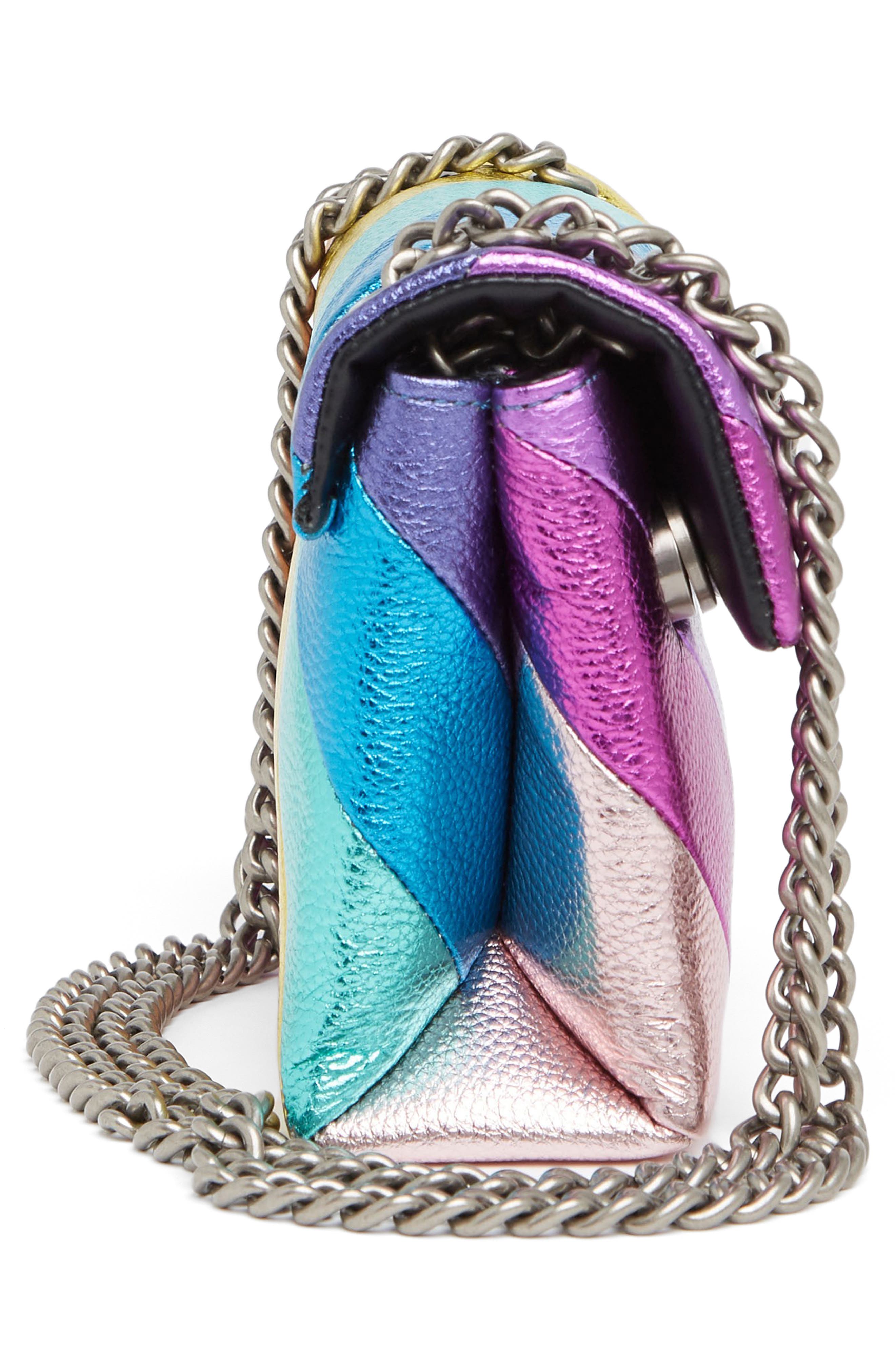 Kurt Geiger London Mini Leather Convertible Crossbody Bag, Alternate, color, 