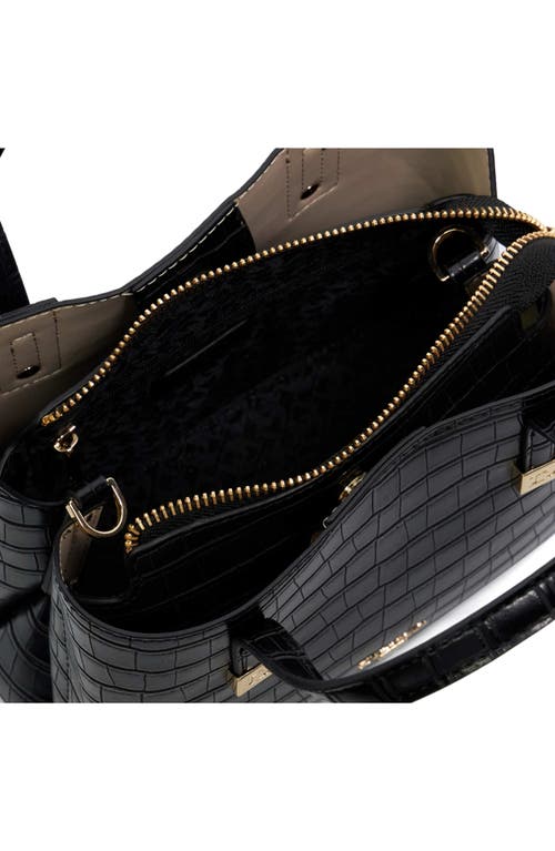 Dune London Dinky Dorrio Mini Tote Bag In Black