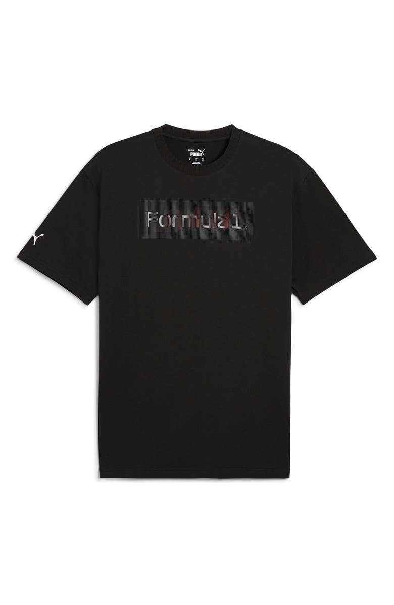 PUMA x F1 Logo Graphic T-Shirt, Main, color, Puma Black