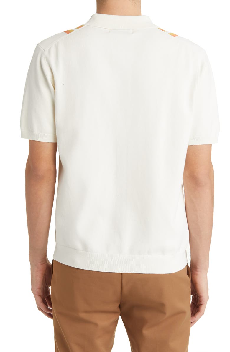 Wax London Tellaro Stretch Cotton Blend Short Sleeve Button-Up Shirt, Alternate, color,