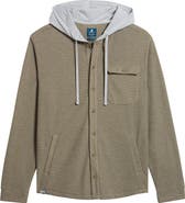 johnnie-O Jersey Hooded Shirt Jacket