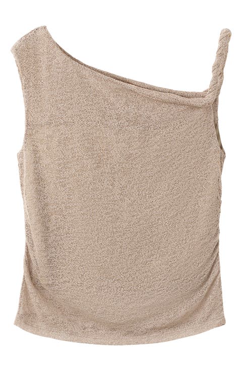 Asymmetrical Textured Top