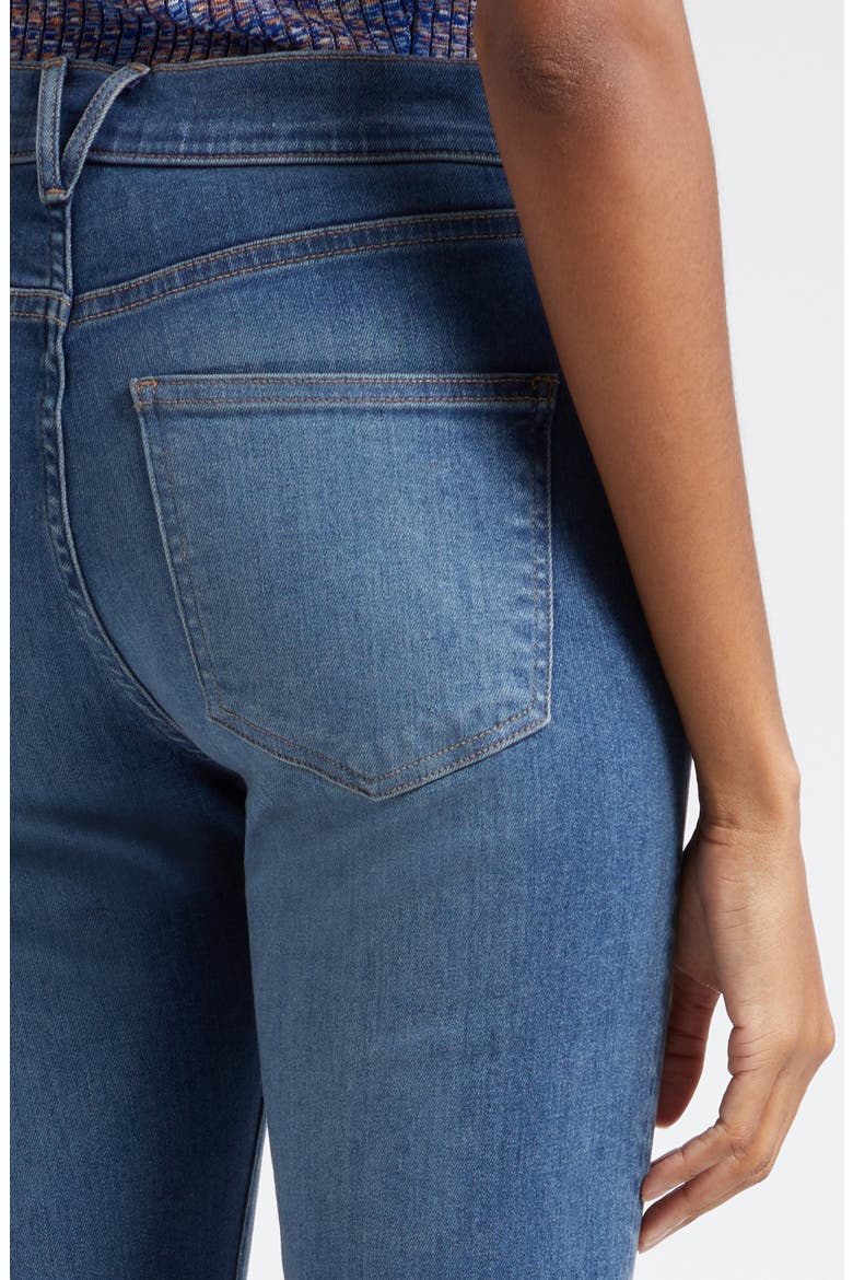 Beverly High Waist Slim Crop Flare Jeans, Alternate, color, THRILLER