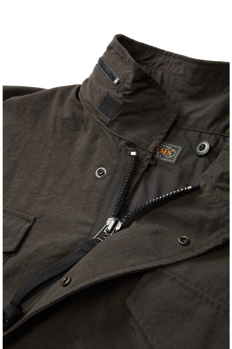 M-65 Nylon Field Jacket, Alternate, color, BLACK