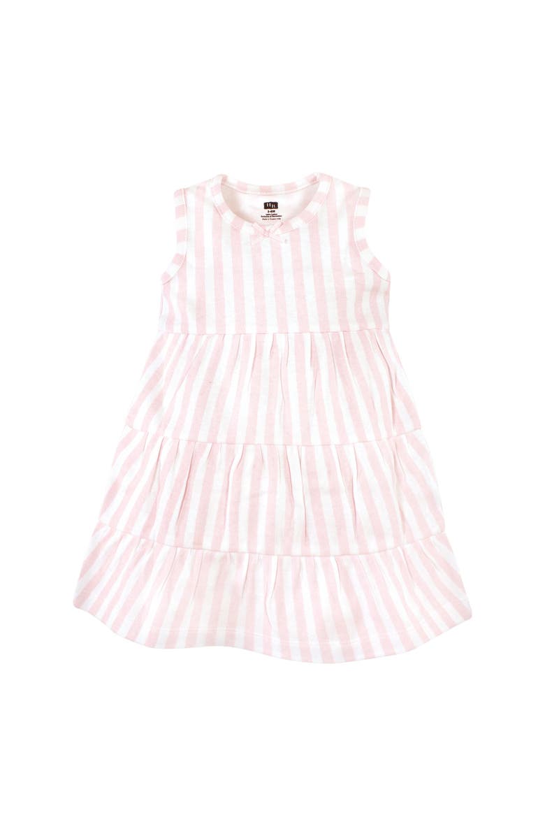 Hudson Baby Cozy Stylish All-Season Baby Dress 2Pk, Alternate, color, Pink Navy Floral