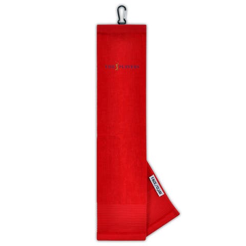 Red THE PLAYERS 16'' x 24'' Tri-Fold Golf Towel