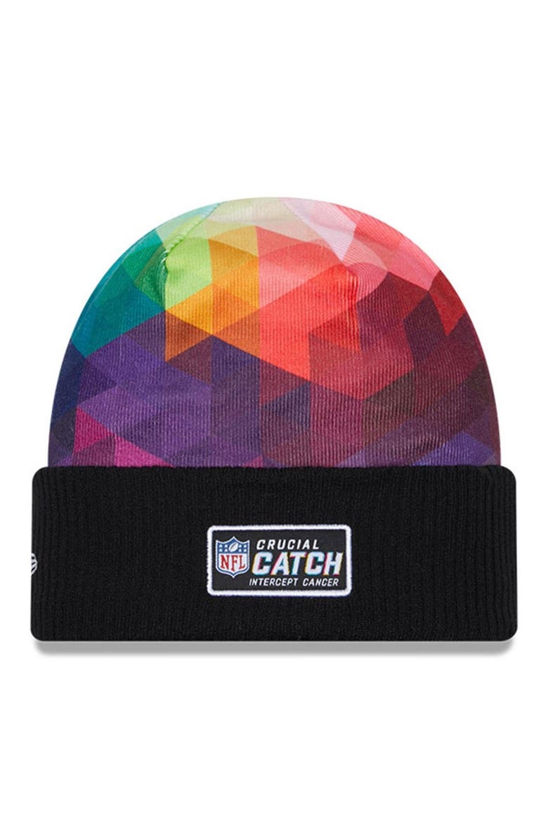 New Era Men's New Era Black Arizona Cardinals 2023 NFL Crucial Catch Cuffed Knit Hat, Alternate, color,